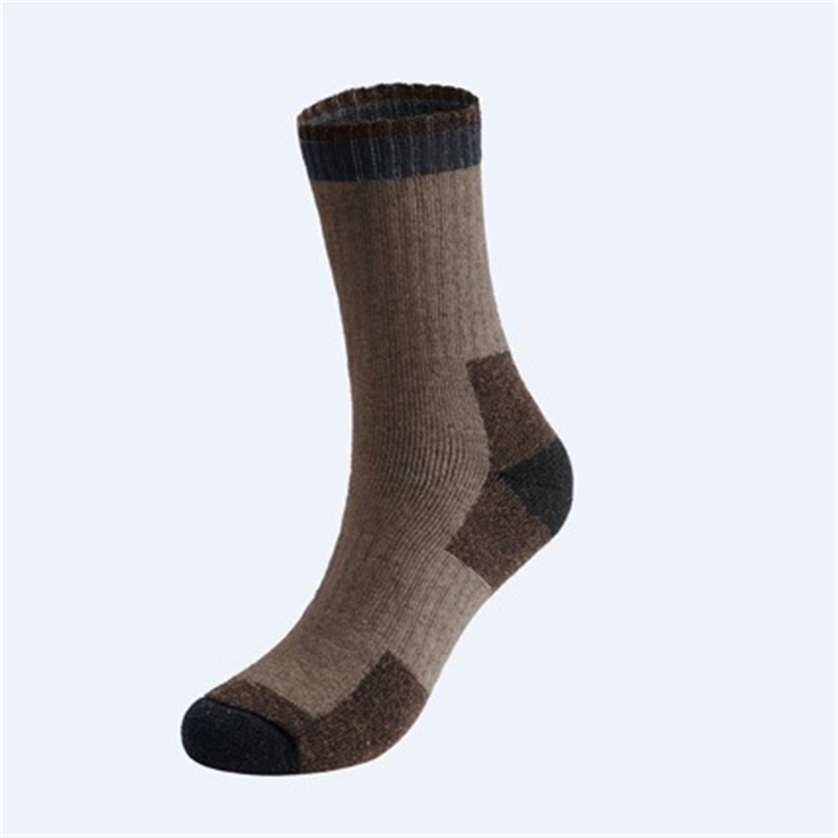 Wool Hiking Socks for Men - 5 Pairs Thick, Warm, Thermal Winter Crew Socks for Cold Weather Thick Cushion Moisture Wicking Crew Boot Socks