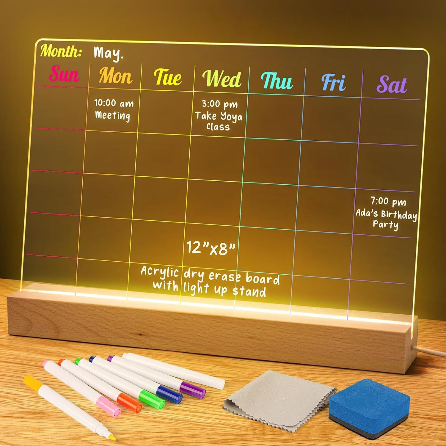 LED Drawing Board  Doodle Glow Board for Christmas Gift, Room/Store/Festival,etc LED Glow Drawing Board