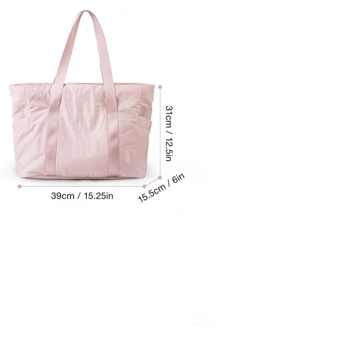 Tote Bag for Women, Tote Bag with Zipper Work Tote with Compartments Nurse Shoulder Hanbag for Travel, Gym
