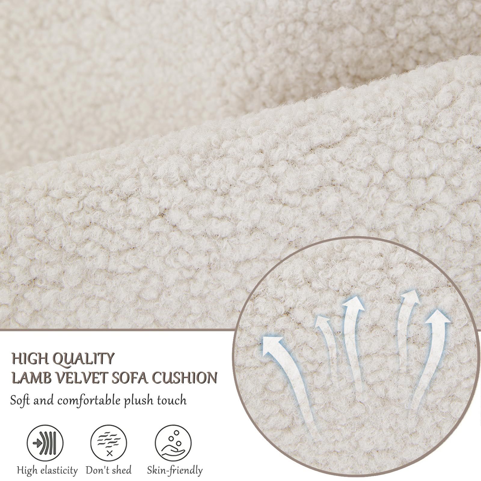 Armrest Cover, Recliner Chair Protector, Furniture Protector Slip, Side Storage Pocket, Stretch Armchair Couch Arm Rest Cover for Recliner, Chair, Sofa (Beige,2 Seater(4pcs))