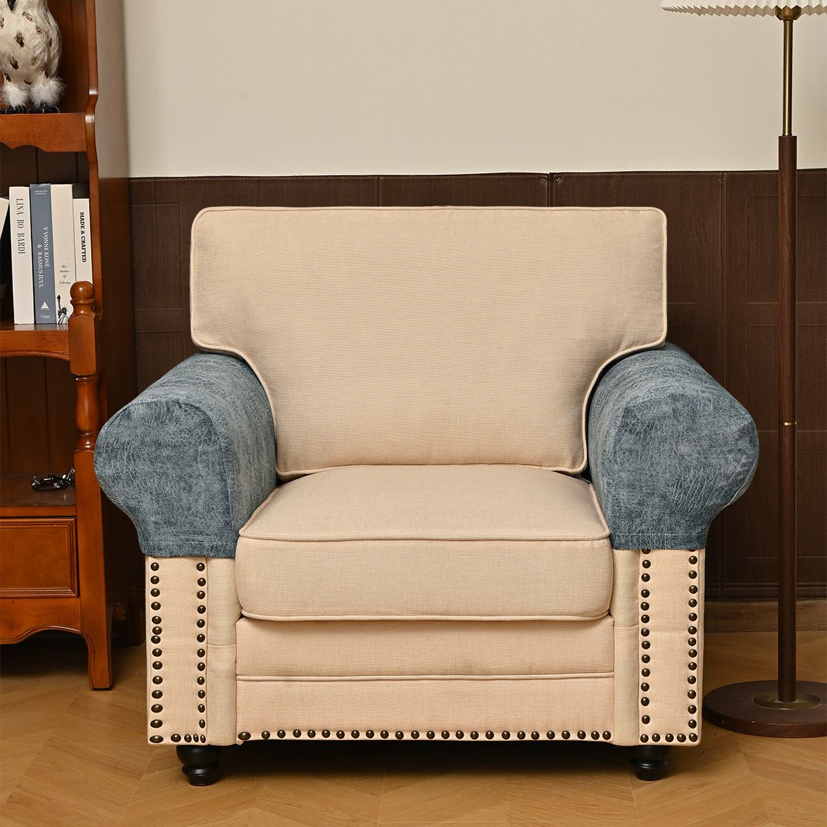 Waterproof Sofa Arm Slipcovers Stretch Armrest Covers for Chairs and Couch Soft Armrest Slipcover Anti-Slip Furniture Protector for Recliner and Armchairs Set of 2 Light Gray