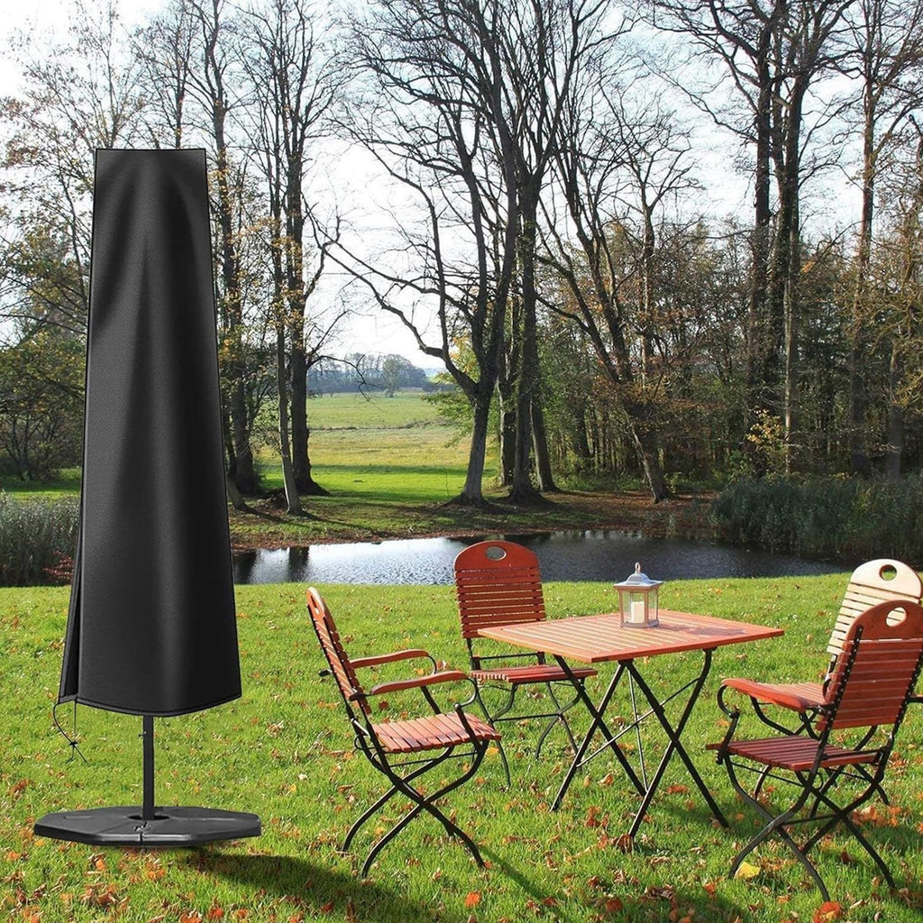 Umbrella Cover Patio Umbrella Covers Waterproof with Zip, for 50*65*170cmGarden Outdoor Umbrella (black)