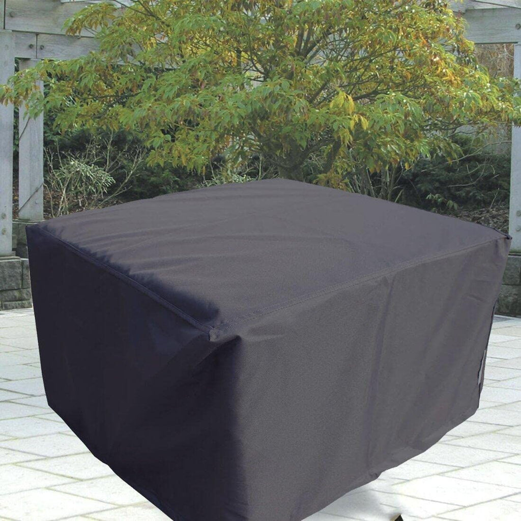 Outdoor Furniture Cover 210D Oxford Cloth Home Waterproof Table and Chair Garden Table Dust Cover（120*120*74CM）