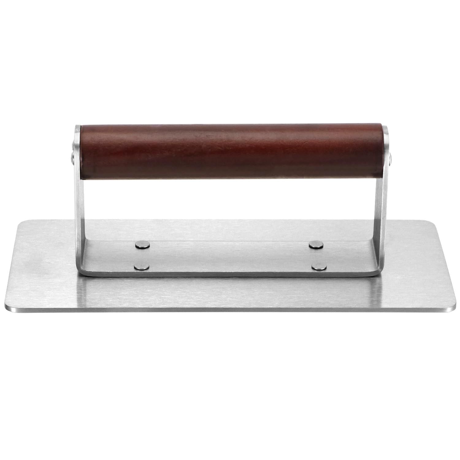 square  Press  Smash Burger & Bacon Press, Steak Weight & Panini Maker with Beechwood Handle for Versatile Cooking
