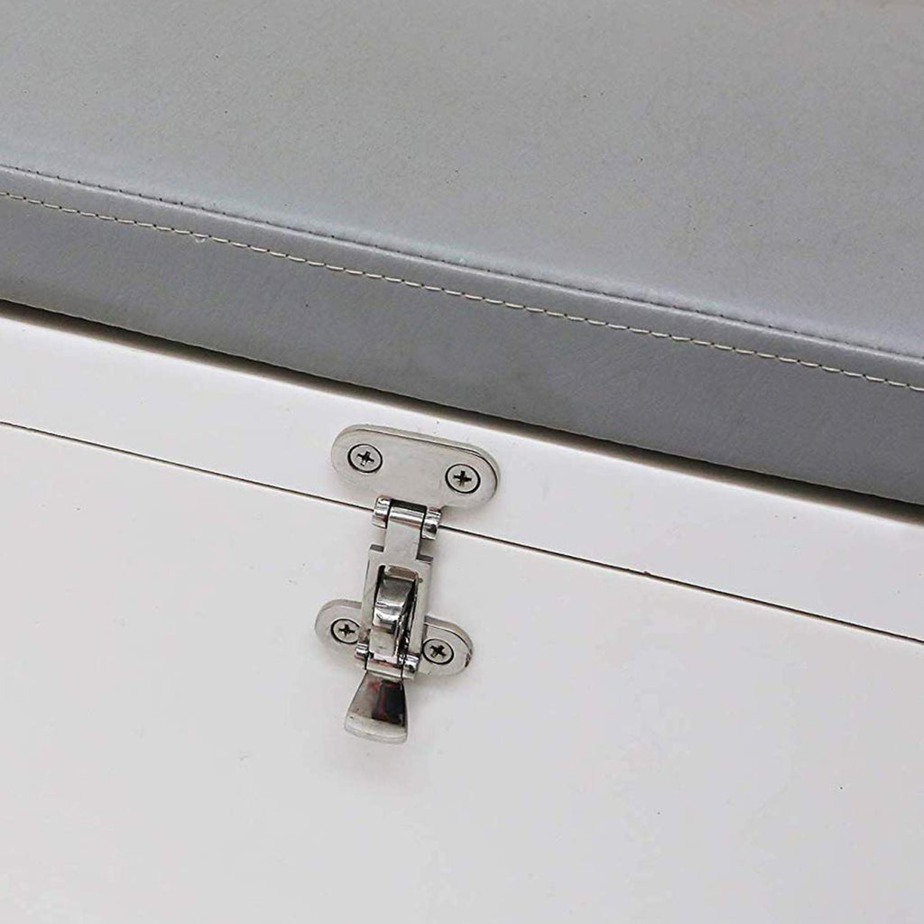 2pcs Heavy Duty 316 Stainless Steel Anti-Rattle Lockable Hold Down CLAMP Latch Locker Hatch Hardware