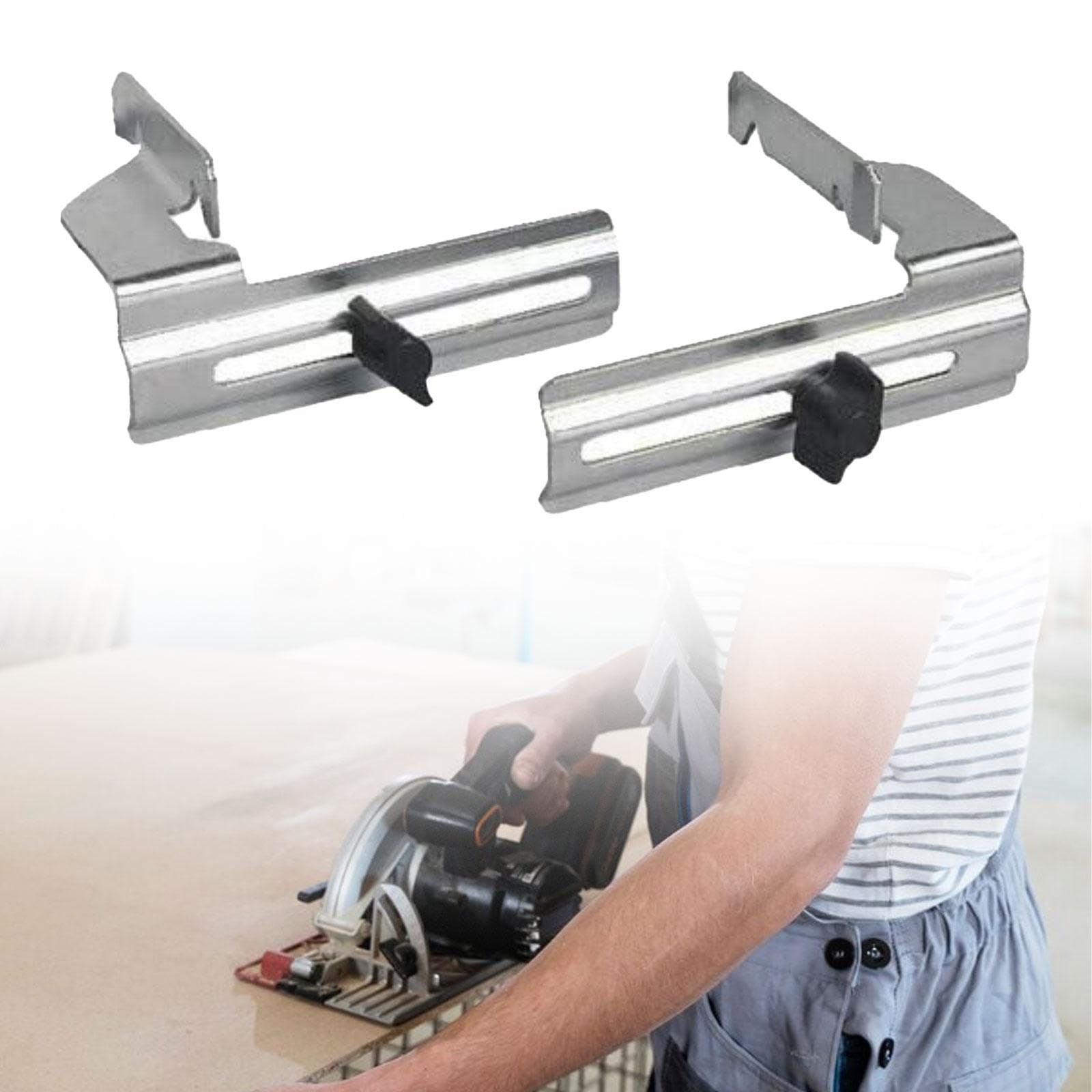 Woodworking table saw limit device, table saw clamp, Crown Stops for Miter Saw - Simplifies Compound Angle Cutting,   two-piece set