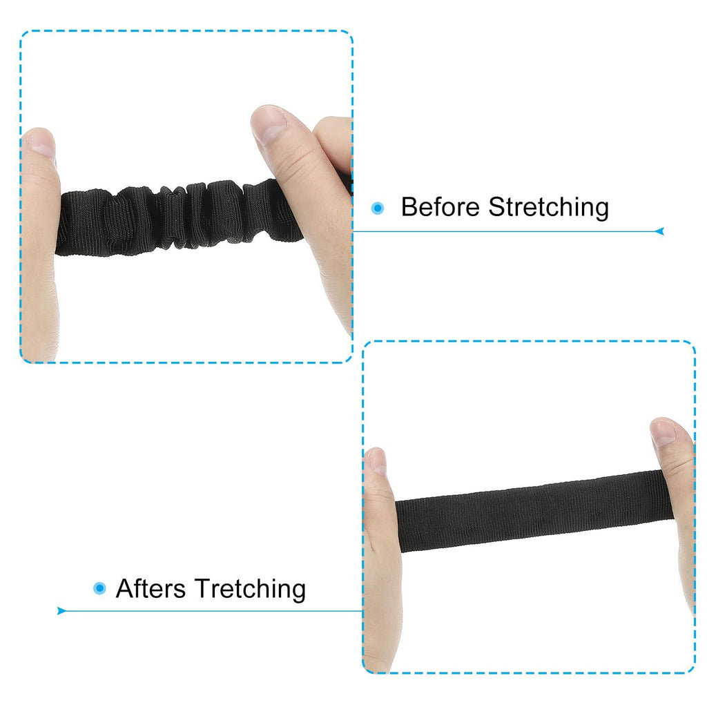 2 safety ropes for high-altitude work tools to prevent falling, 80cm-90cm safety rope, (black climbing buckle)