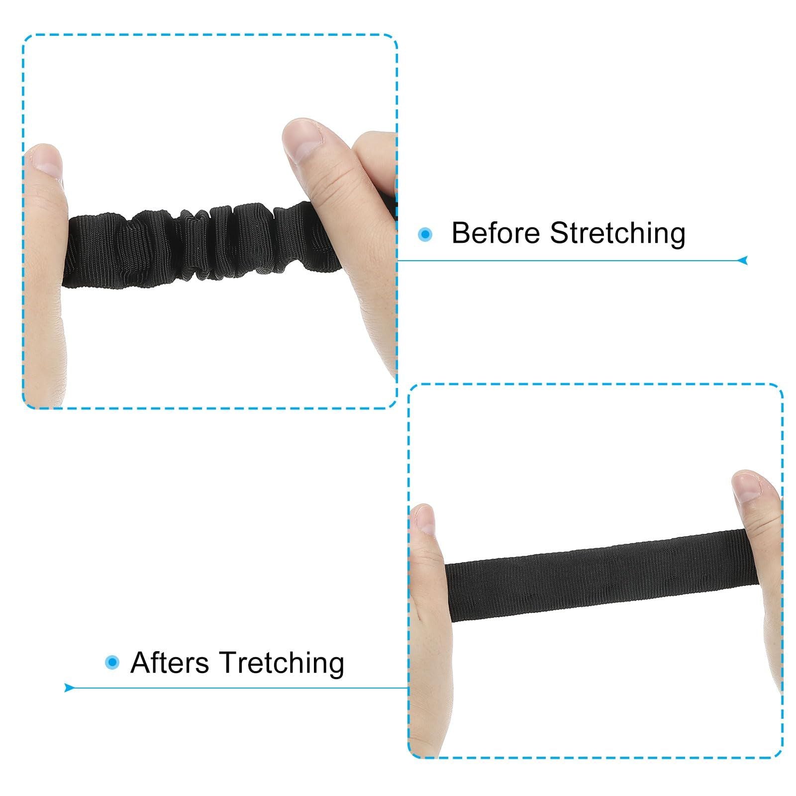 2 safety ropes for high-altitude work tools to prevent falling, 80cm-90cm safety rope, (black climbing buckle)