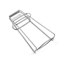 302 Stainless Steel Hot Plate Gripper Tongs Foldable Kitchen Pot Holder Clamp for Safe Hot Dish and Bowl Handling Steaming Clips for Home and Restaurant Use（small size）