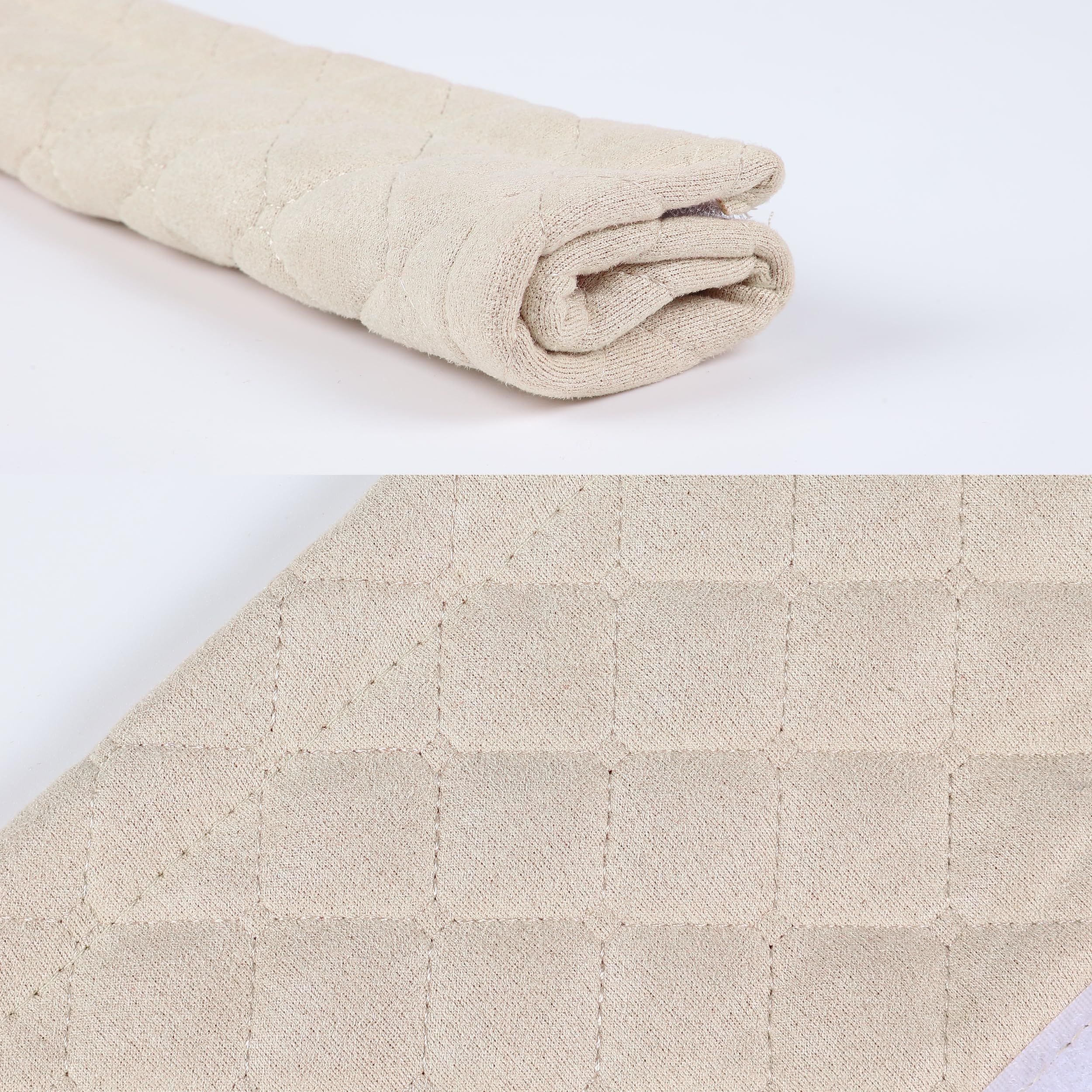 4 Pack Universal Car Seat Belt Pads, Adult Seat Belt Shoulder Strap Covers Harness Pad for Car/Bag,Soft Comfort Helps Protect You Neck Shoulder from The Seat Belt Rubbing (Beige)