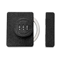 Closet Locks for Double Doors -3-Digit Keyless Cabinet Locks with Combination for Bifold Sliding Closet Door Lock with Code for Cupboard Pantry Barn Shed Door Black 1 Pack