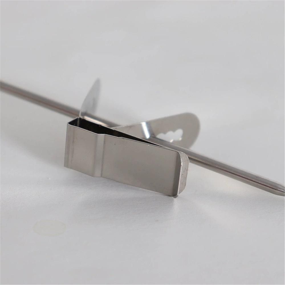 Milk Frothing Thermometer, Adjustable Hanging Beverage Thermometer Water Proof Stainless Steel for Coffee Tea Meat Candy BBQ Sensitive Probe Temperature Gauge Tool