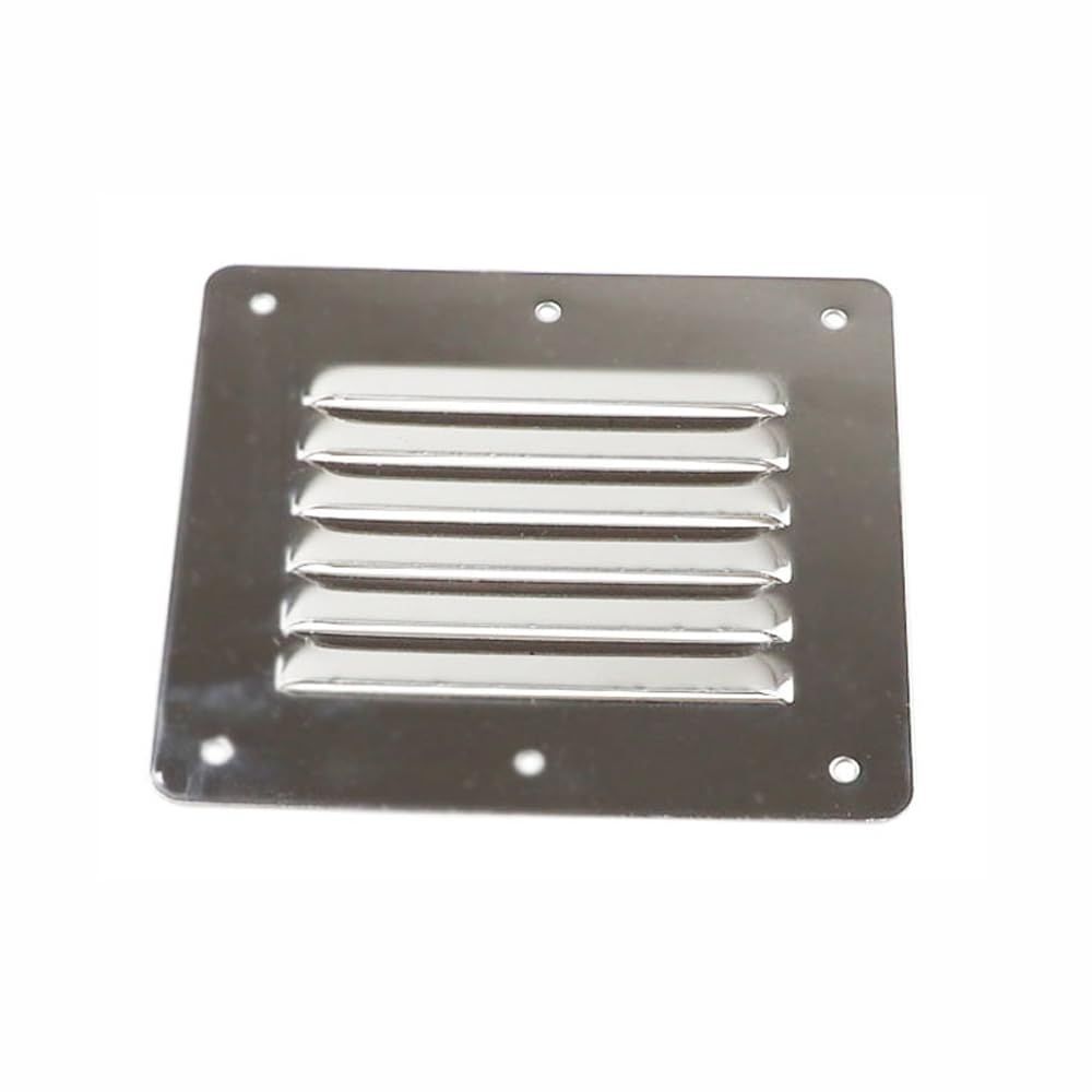 Vent Cover, 316 Stainless Steel Screen Air Grille Ventilation Cover HVAC Louvered Grill for Home Kitchen Bathroom Wall Ceiling