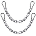 2 Boxing Punching Bag Chain , Stainless Steel Heavy Duty Hanging Chair Chain Kit Hammock Chair Hardware for Indoor Outdoor Playground Swing Set, Hanging Heavy Bag,