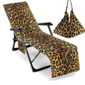 Chair Towel Cover, Portable Chaise Beach Towel, Sunbathing for Beach Pool Patio Garden Courtyard Outdoor Trips, （75x210cm）