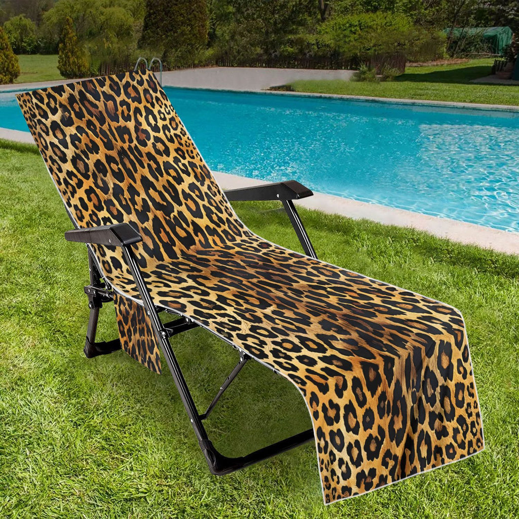 Chair Towel Cover, Portable Chaise Beach Towel, Sunbathing for Beach Pool Patio Garden Courtyard Outdoor Trips, （75x210cm）