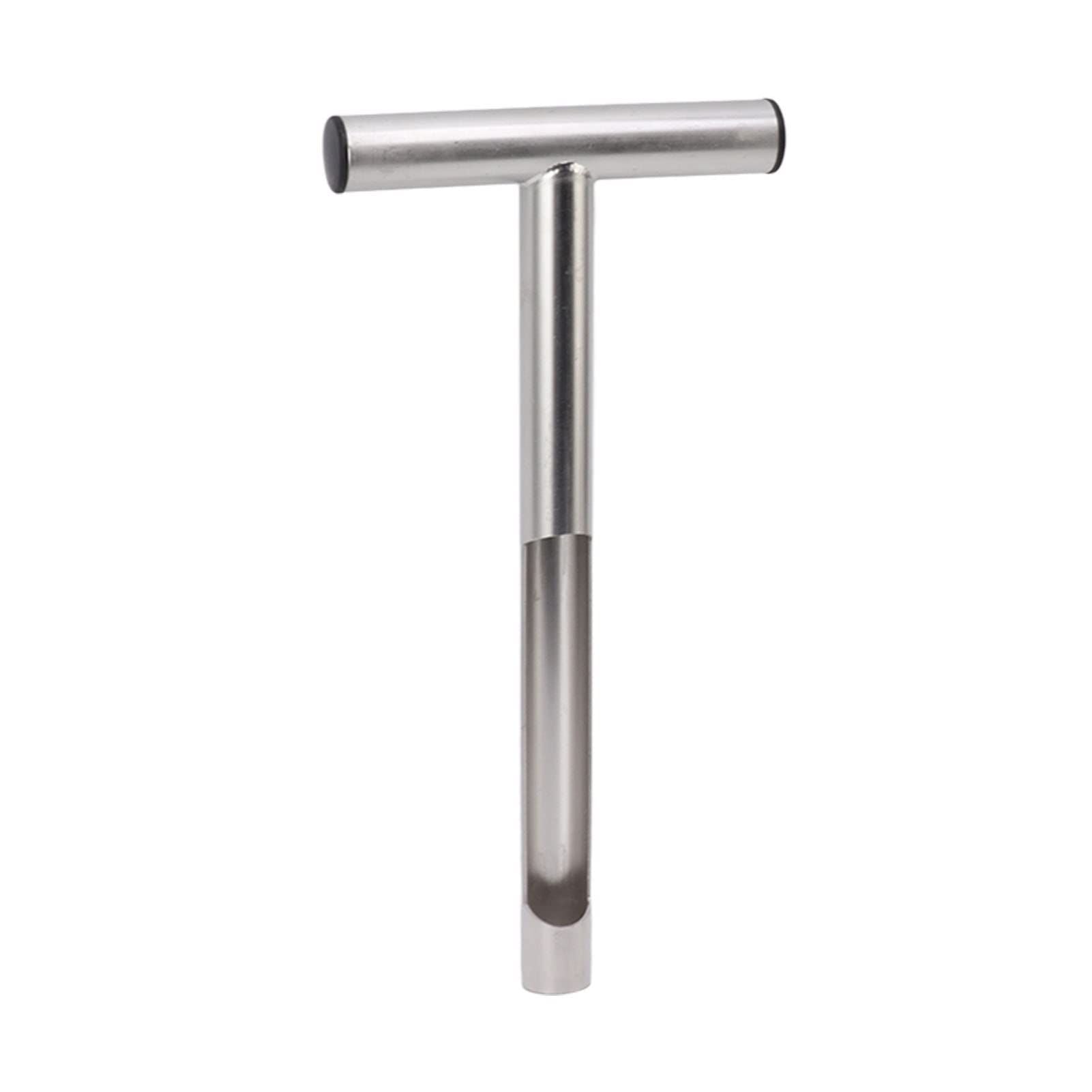 Soil Sampler Probe Stainless Steel Tubular  T-Handle Soil Sampler Probe Rod Tool Set, Soil Test Kits Tool for Soil Sampling