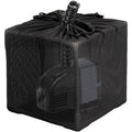 Pond Filter Bag, Pump Barrier Bag, Anti-Clogging Cube Filter Box, Black Media Bag Pump Mesh Bag for Outdoor Water Fish Ponds(10 inch)