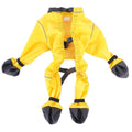 Dog Boots Leggings Waterproof Dog Pants Anti-Slip Dog Shoes Pet Paws Protector Dirty-Proof Dog Outdoor Walking Running Hiking Booties (Yellow, M)