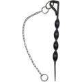 Rain Chains Anchor Stake – 12-inch Outdoor Rain Chain Base, Ground Anchor for Chains for Outdoor Gutters,  Powder Coated Iron Anchoring Stake with 17-inch stainless steel chains