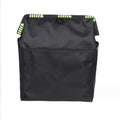 2pcs Hanging Car Trash Can with Storage Pockets, Waterproof Leakproof Oxford Auto Garbage Bag, Multi-Use Organizer for Outdoor Traveling,Home (Black printed green ribbon)