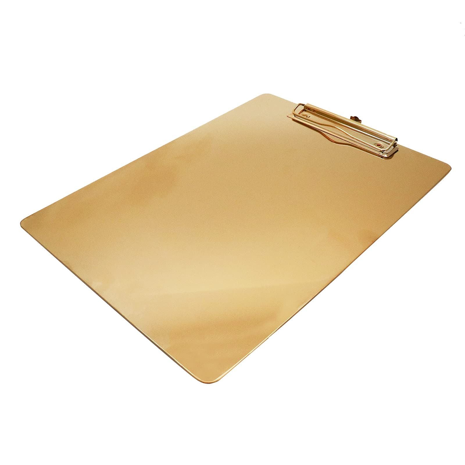 Stainless Steel Metal Clipboard,B6 and Letter Size Paper Clipboard for Home, Office, Hospital, Business（21*15cm）