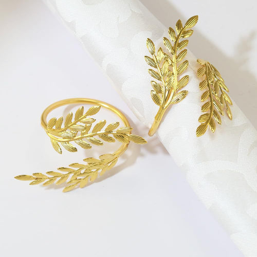 4pcs Curtain Tie Backs, Simple Elegant Leaf Curtain Tieback DIY Decorative Holdbacks Zinc Alloy Twist Drape Holder Clip for Home Office(Gold)