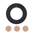 Non Skid Rubber Furniture Pads for Recliners, Furniture Grippers, Gripper Pads, Anti Slide Furniture Pads Hardwood Floor Protector, Fits Recliners, Swivel Chairs (25.2’’ Outside Diameter)
