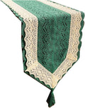 Table Runners,Table Runner, Lace Hollow , TV Cabinet, Shoe Cabinet, Cover and Dining Table, Suitable for Country Table Decoration(30*100cm)