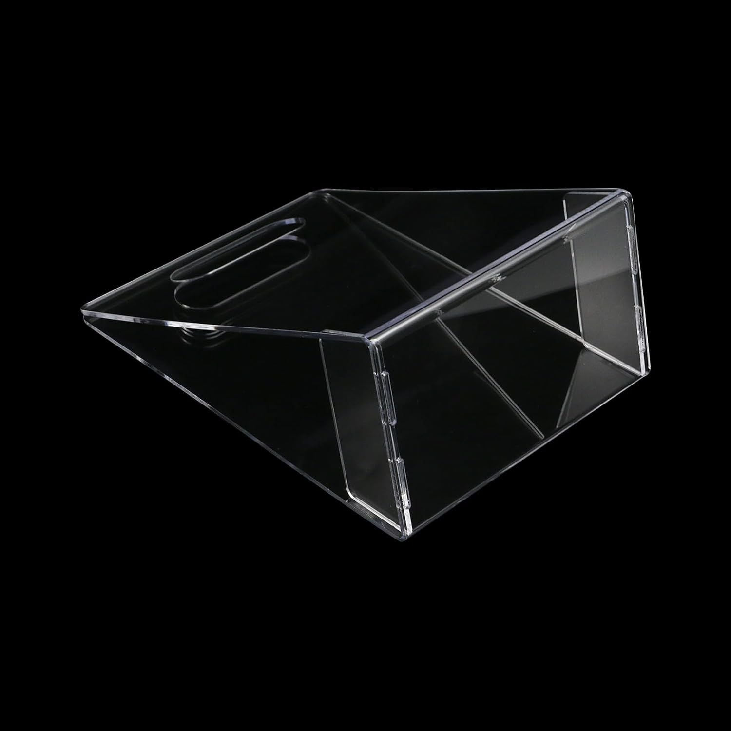 Acrylic Wedding Flower Basket Hand-Held Flower Bag Acrylic Bag Vase for Flowers, Decorative Acrylic Flower Bag for Party
