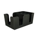 Multi functional tissue box, bar counter, straw box, storage mixing bar, storage box, KTV storage box（Black）