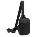 Mini Sling Bag for Men Women, Small Crossbody Casual Utility Chest Phone Bag for Travel Workout（Black）