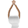 2pcs Hand woven paper holder, solid wood non perforated toilet tissue box, towel storage rack, face towel storage rack（Plum blossom style）
