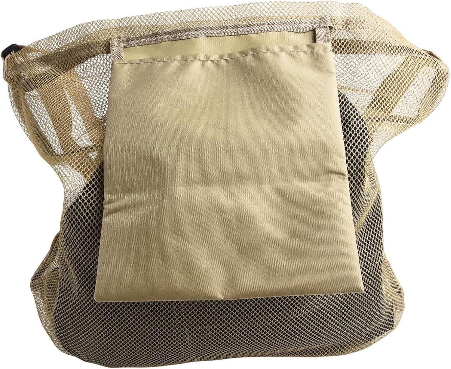 Mushroom Hunting Foraging Bag, Mesh Pouch Harvesting Bag for Garden Fruit Picking （olive drab）