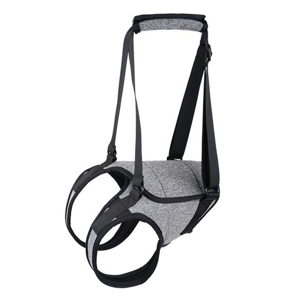Dog Sling for Large Dogs Hind Leg Support to Help Rehabilitate The Hind Limbs of Elderly Dogs with Weak Hind Legs Disabilities and Injuries （L,Grey）