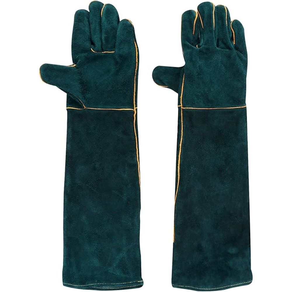 Animal Handling Gloves - Bite Proof, Long Protective, Durable Gloves for Cat, Dog, Snake, Falcon, Zoo Workers, Animal Handling Bite-Resistant（60cm）