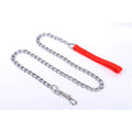 2pcs Metal Dog Chain, Dog Tie Out Cable, Dog Runner for Yard, Dog Cable for Camping Hiking Running Parks(Red 2.0mm*120cm)