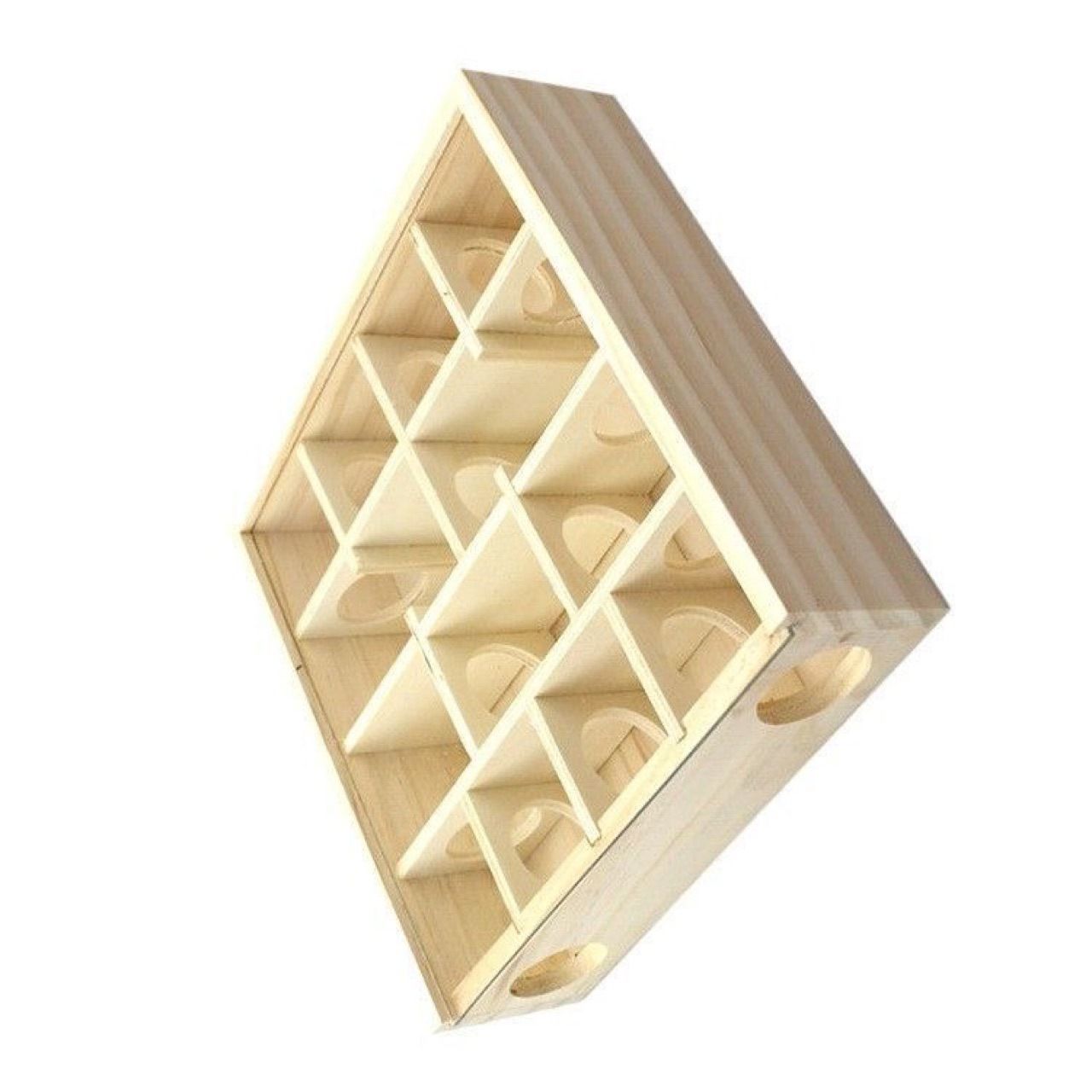 Wooden Hamster Tunnel Maze with Cover, Hideout & Tunnel Exploring Toys for Dwarf Hamsters Mice Small Gerbil