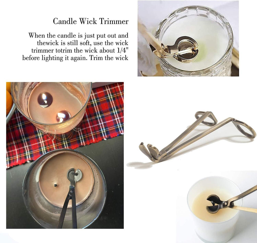 Candlewick trimmer, candle trimmer with pointed blades, used for candle care, sturdy trimmer