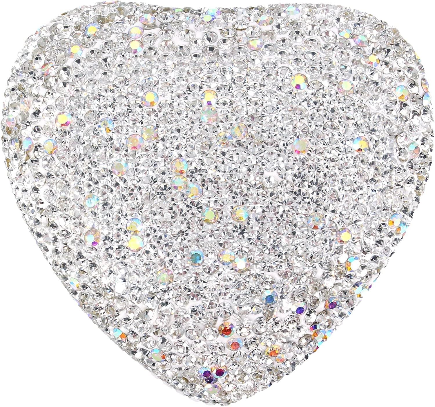 Heart Shaped Ring Box with LED Light Velvet Earrings Coin Jewelry Box Display Case Gift Box for Proposal Engagement Wedding Anniversary Valentines（white）