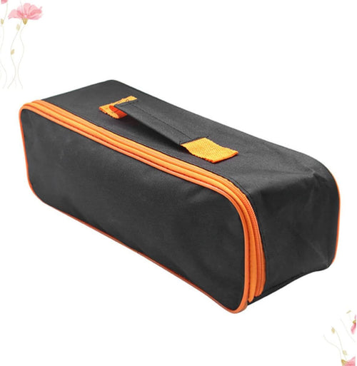 2pcs Vacuum Cleaner Storage Bag Black Car Organizer Portable Storage Bag Organizer Tool Kit Open Top Tool Tote, Black