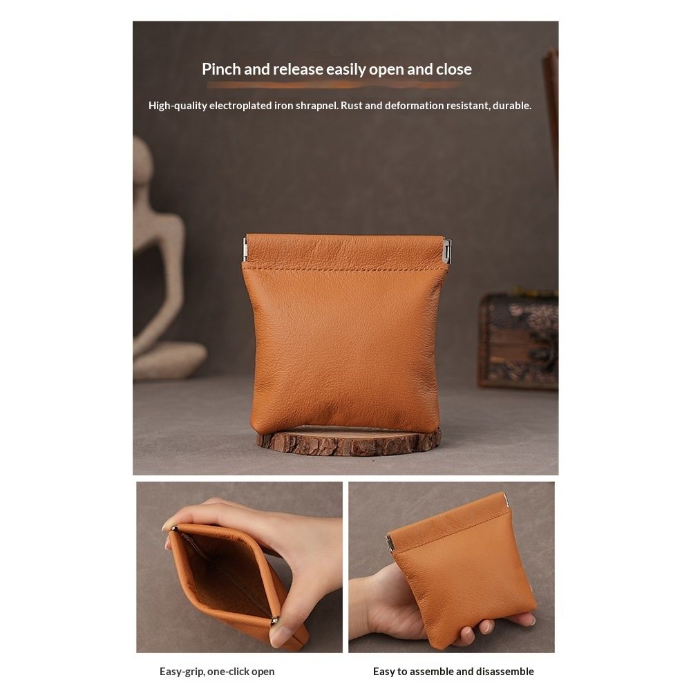 2pcs PU Leather Jewelry Travel Bag Leather Jewelry Pouch Christmas,Wedding Party Favor Gift Bag (Brown)