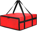 50*50*20.5cm RED Pizza Carrier Insulated Bags Large for Deliveries, Insulated Pizza Carrier Delivery Bag Food Bag for Personal and Professional Use