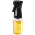 300ml Oil Bottles Kitchen Household Oil Spray Bottle Olive Oil Cooking Oil Barbecue Fat Reduction Oil Control Atomized Glass Spray Pot Kitchen Oil Dispenser(Black)
