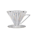 Coffee Dripper, Resuable Pour Over Coffee Maker With Handle, Slow Brewing Coffee Pour Over for Cafe, Travel, Home&Offices, Single Cup Coffee Pour Over 1-2 people [V-31]