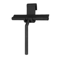Squeegee for Window Cleaning Bathroom Squeegee Window Washer Glass Shower Door Mirror Tile Tub Silicone Cleaning Tool （Black)