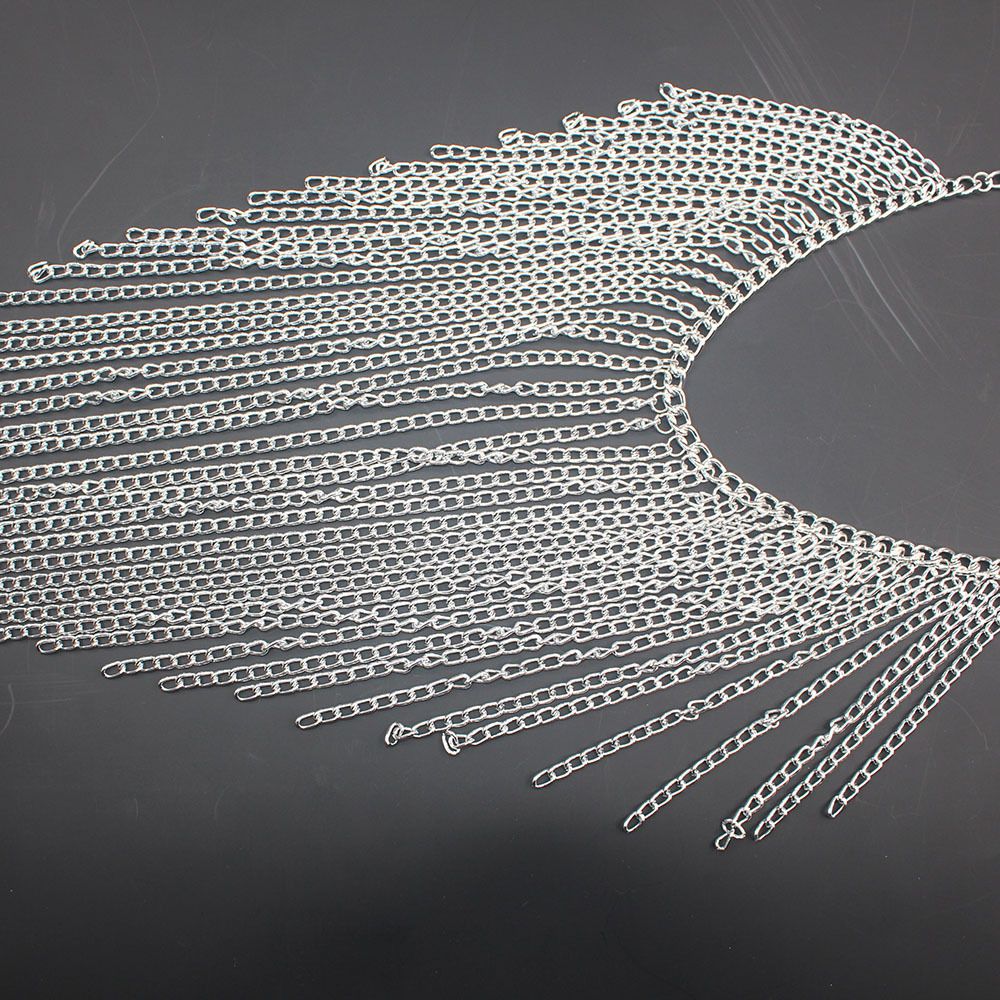 Tassel Veil Masks Women Headwear Face Chains Mask Masquerade Dance Party Costume Face Accessories Jewelry（silvery）