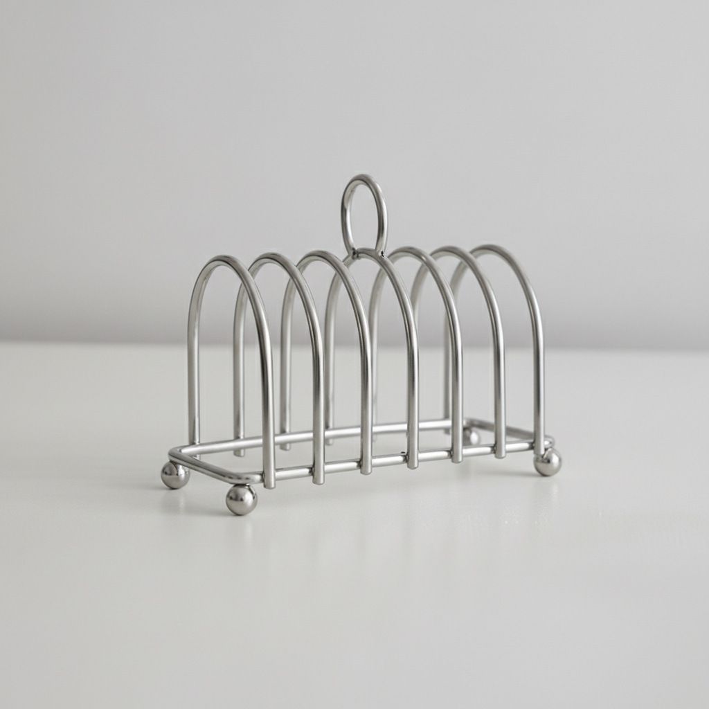 Stainless Steel Slice Toast Rack Kitchen Accessory for Storage for Gatherings Parties and Outdoor Activities Compact Design for Home and Restaurant Use