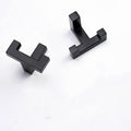 2 Pack Heavy Duty Double Claw Coat Hook Wall Mount with Screw Retro Double Coat Hook Utility Hook for Coats, Scarves, Bags, Towels, Keys, Hats, Mugs, Hats (Black)