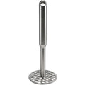 Potato Masher Stainless Steel, Sturdy Mashed Potato Masher Kitchen Tool, Solid Integrated Potatoes Smasher for Beans, Avocados, Squash, Dishwasher Safe（304 sanding）